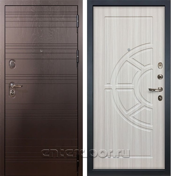 Входная металлическая дверь Лекс Легион Сандал белый (панель №44)