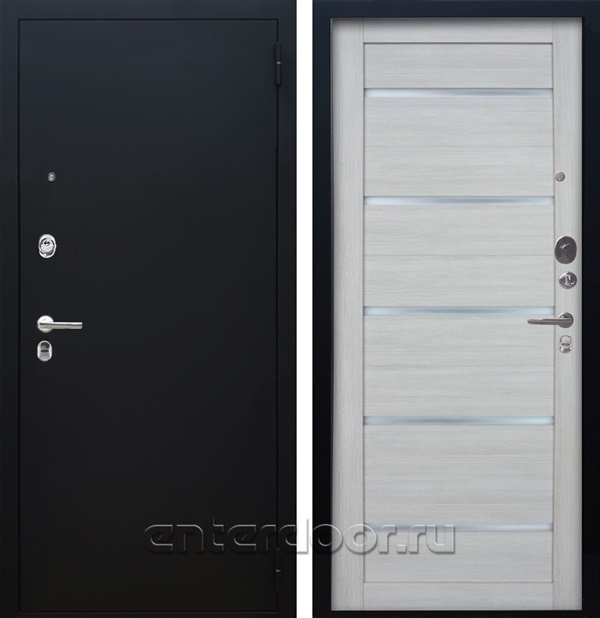 Входная металлическая дверь Аргус Люкс ПРО Александра (Чёрный шелк / Буксус)