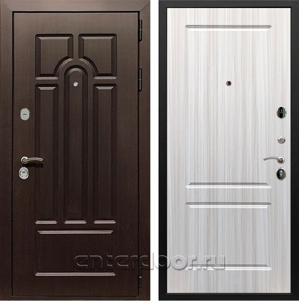 Входная металлическая дверь Армада Эврика 3К ФЛ-117 (Венге / Сандал белый)
