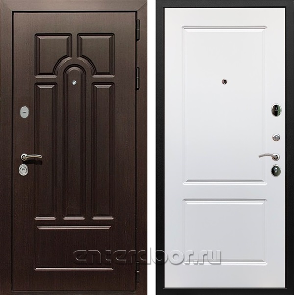 Входная металлическая дверь Армада Эврика 3К ФЛ-117 (Венге / Белый софт)