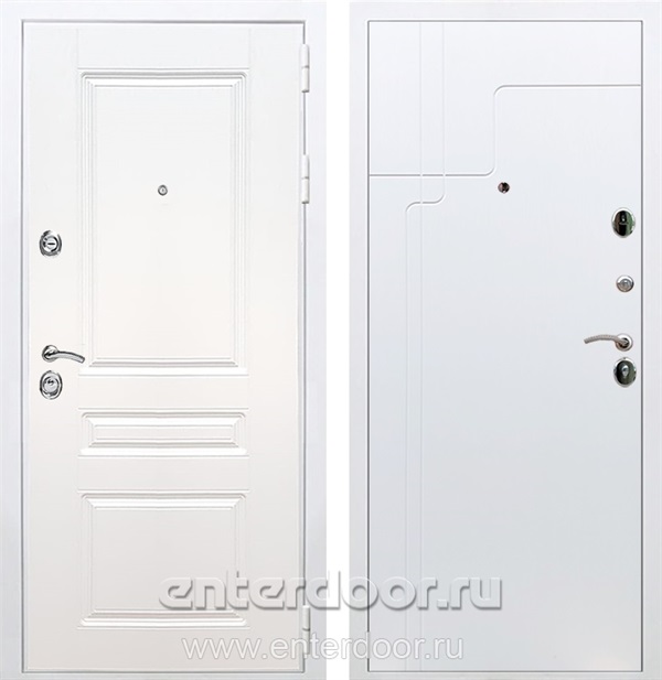 Входная металлическая дверь Армада Премиум Н ФЛ-246 (Белый / Белый софт)