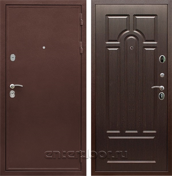 Входная металлическая дверь Армада 5А (Медный антик / Венге)
