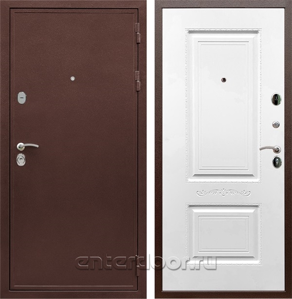 Входная дверь Армада Престиж Смальта 04 (Медный антик / Белый силк сноу) - фото 46146