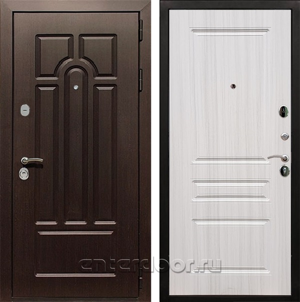 Входная металлическая дверь Армада Эврика 3К ФЛ-243 (Венге / Сандал белый)
