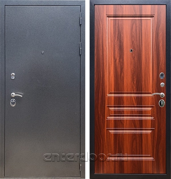 Входная дверь Армада Оптима ФЛ-243 (Антик серебро / Орех итальянский) - фото 49840