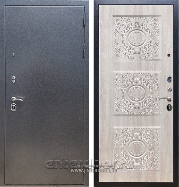 Входная дверь Армада Оптима Д-18 (Антик серебро / Сосна белая) - фото 49906