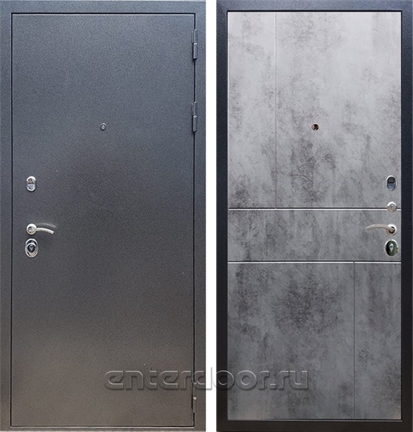 Входная дверь Армада Оптима ФЛ-290 (Антик серебро / Бетон тёмный) - фото 49925