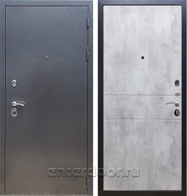 Входная дверь Армада Оптима ФЛ-290 (Антик серебро / Бетон светлый) - фото 49933