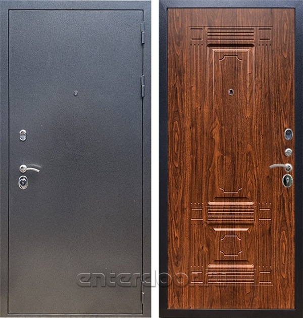 Входная дверь Армада Оптима ФЛ-2 (Антик серебро / Берёза морёная) - фото 50061
