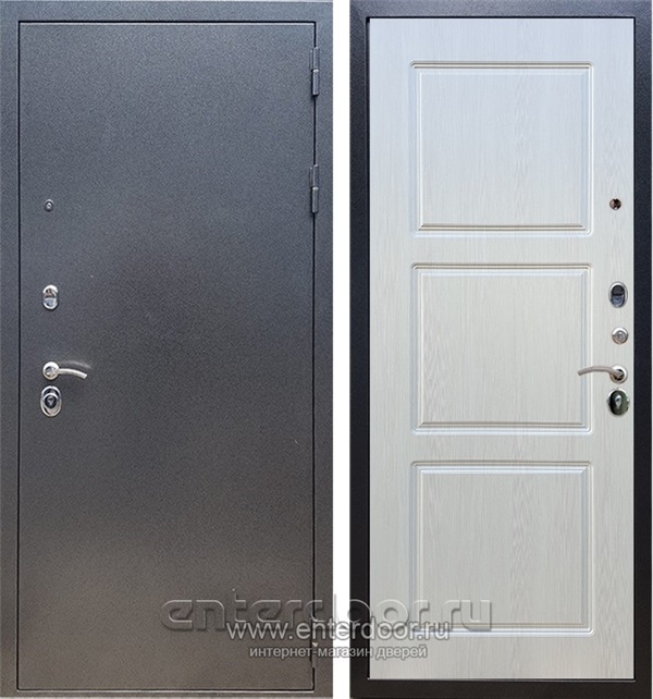 Входная дверь Армада Оптима ФЛ-3 (Антик серебро / Лиственница беж) - фото 50250