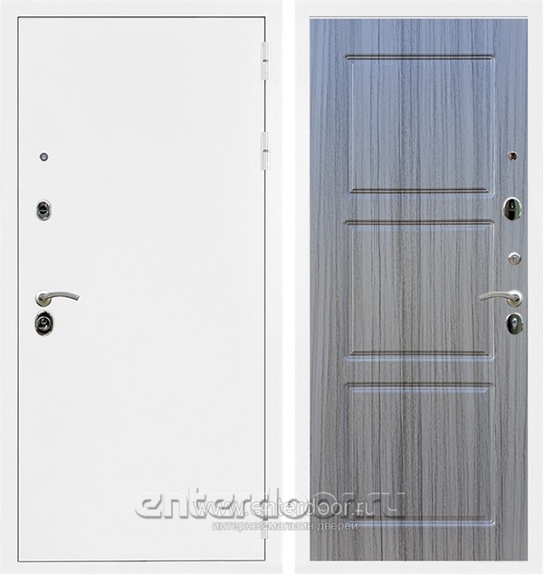 Входная дверь Армада Престиж ФЛ-3 (Белая шагрень / Сандал серый) - фото 50435