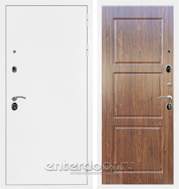 Входная дверь Триумф 3К ФЛ-3 (Белая шагрень / Берёза морёная) - фото 51324