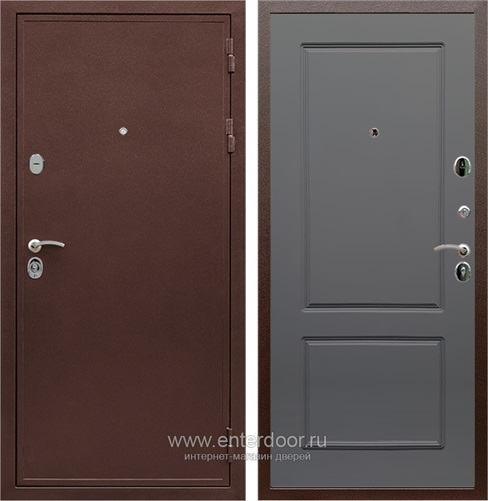 Входная дверь Сенатор Триумф 3К ФЛ-117 (Медный антик / Графит софт) 16935 - фото 51899