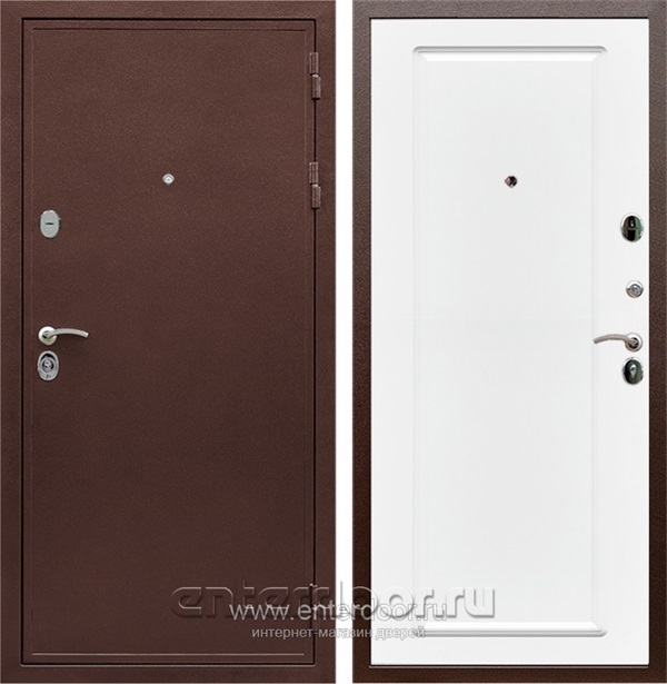 Входная дверь Триумф 3К ФЛ-119 (Медный антик / Белый матовый) - фото 51938