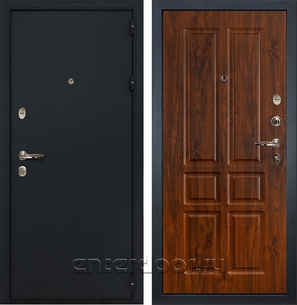 Входная металлическая дверь Лекс 2 Рим Винорит дуб тёмный (панель №91)
