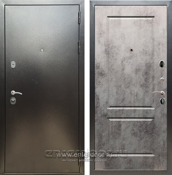Входная дверь Триумф 3К ФЛ-117 (Антик серебро / Бетон тёмный) - фото 52687