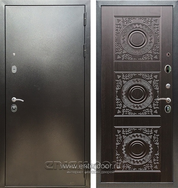 Входная дверь Триумф 3К Д-18 (Антик серебро / Венге) - фото 52769