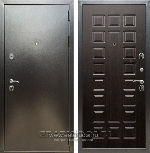 Входная дверь Триумф 3К ФЛ-183 (Антик серебро / Венге) - фото 52803