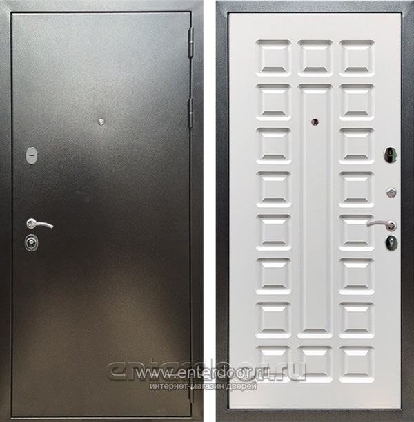 Входная дверь Триумф 3К ФЛ-183 (Антик серебро / Белый ясень) - фото 52810