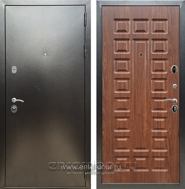 Входная дверь Триумф 3К ФЛ-183 (Антик серебро / Берёза морёная) - фото 52828