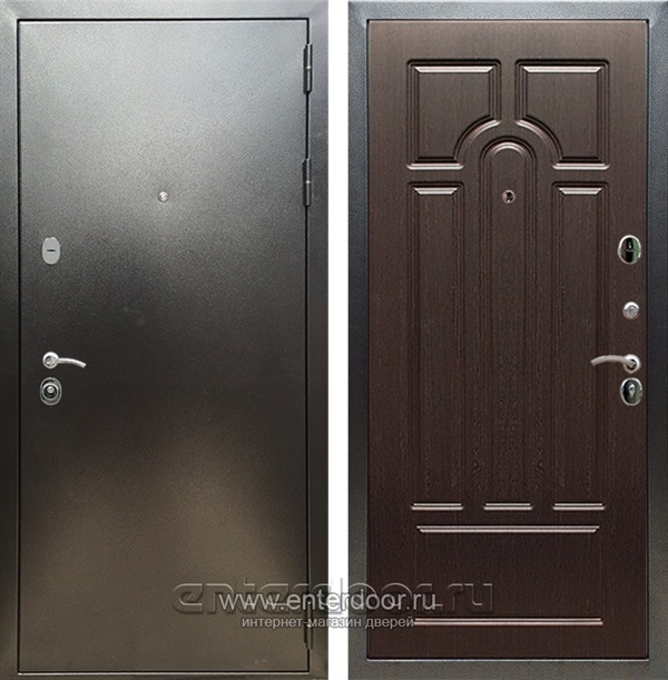 Входная дверь Триумф 3К ФЛ-58 (Антик серебро / Венге) - фото 52844