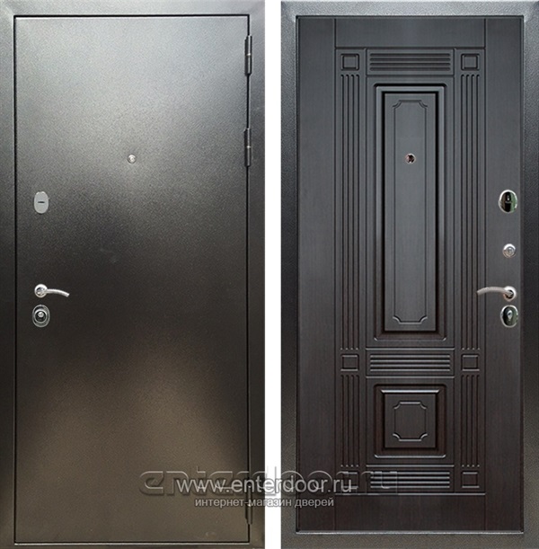 Входная дверь Триумф 3К ФЛ-2 (Антик серебро / Венге) - фото 52867