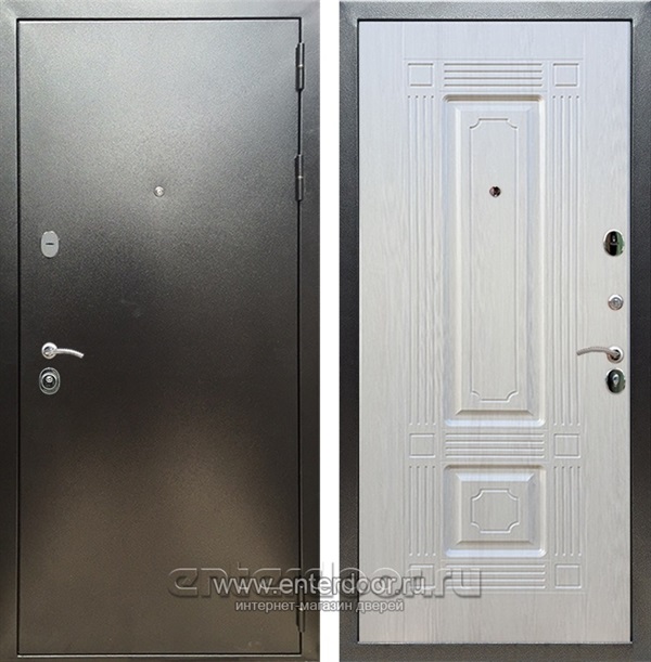 Входная дверь Триумф 3К ФЛ-2 (Антик серебро / Лиственница беж) - фото 52891