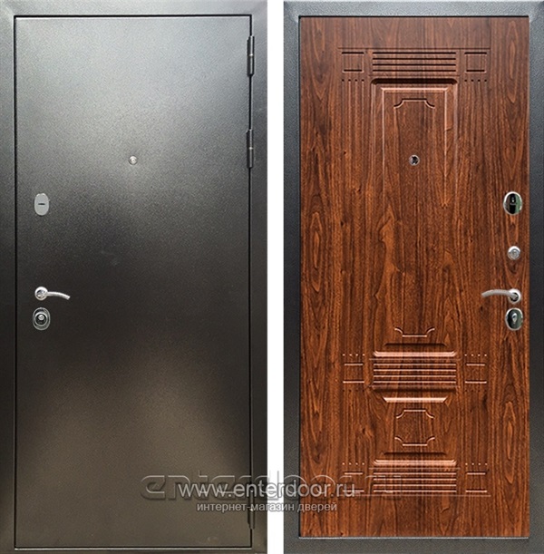 Входная дверь Триумф 3К ФЛ-2 (Антик серебро / Берёза морёная) - фото 52902
