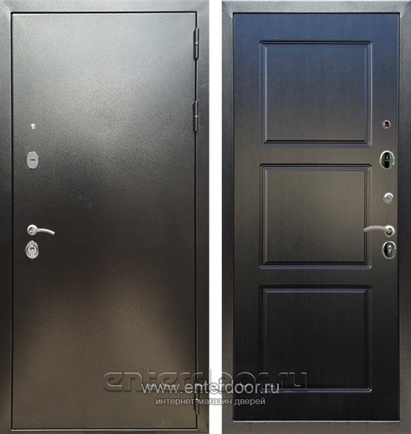 Входная дверь Триумф 3К ФЛ-3 (Антик серебро / Венге) - фото 52917