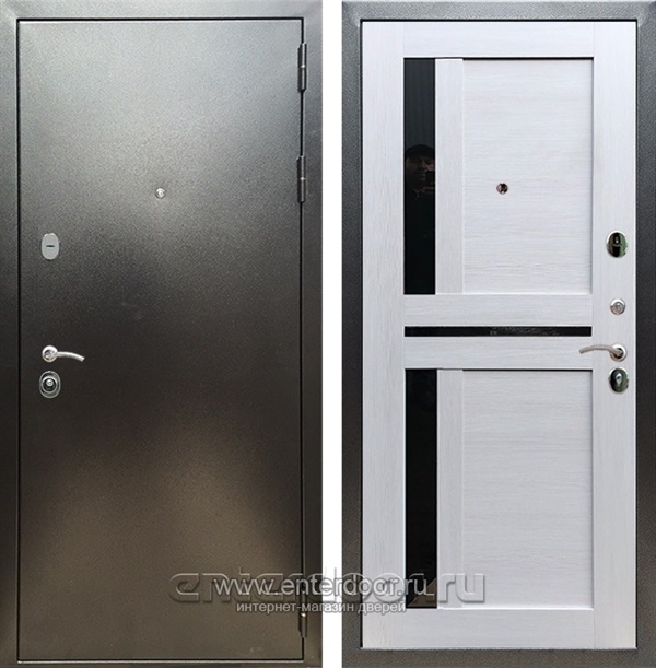 Входная дверь Триумф 3К СБ-18 (Антик серебро / Лиственница беж) - фото 53121