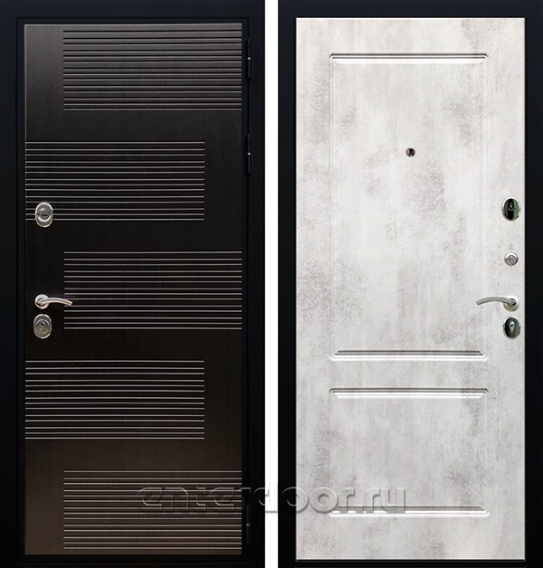 Входная дверь Армада Тесла ФЛ-117 (Венге / Бетон светлый) - фото 55034