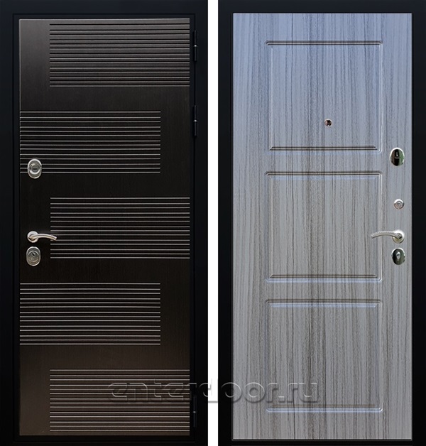 Входная дверь Армада Тесла ФЛ-3 (Венге / Сандал серый) - фото 55092