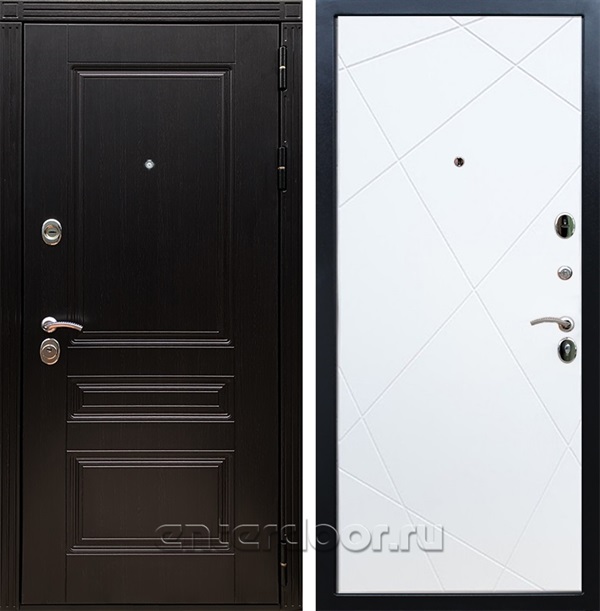 Входная дверь Армада Люксор ФЛ-291 (Венге / Белый софт) - фото 55239