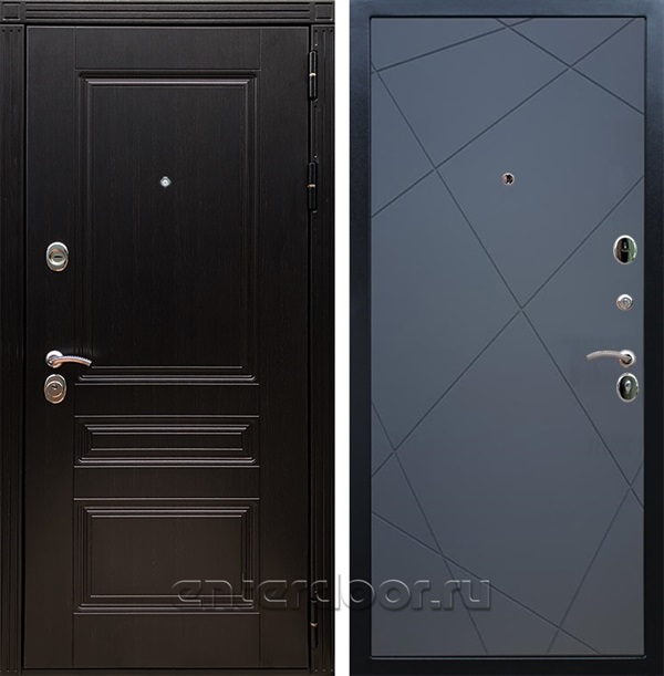 Входная дверь Армада Люксор ФЛ-291 (Венге / Графит софт) - фото 55240