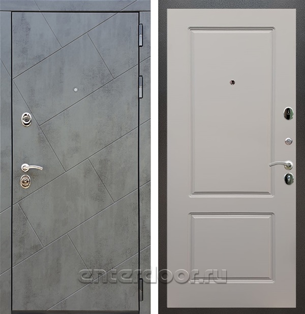 Входная дверь Армада Нова ФЛ-117 (Бетон тёмный / Грей софт) - фото 56064