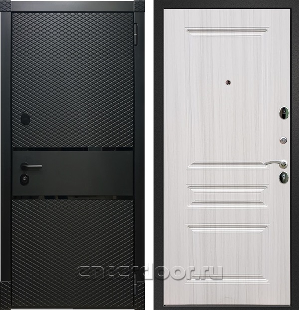 Входная дверь Армада Бастион ФЛ-243 (Чёрный кварц / Сандал белый) - фото 56492