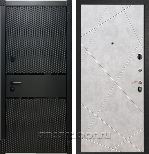 Входная дверь Армада Бастион ФЛ-291 (Чёрный кварц / Бетон светлый) - фото 56552