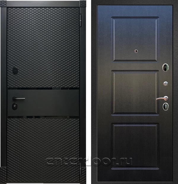 Входная дверь Армада Бастион ФЛ-3 (Чёрный кварц / Венге) - фото 56635