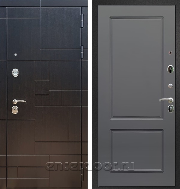 Входная дверь Армада Аккорд ФЛ-117 (Венге / Графит софт) - фото 57223