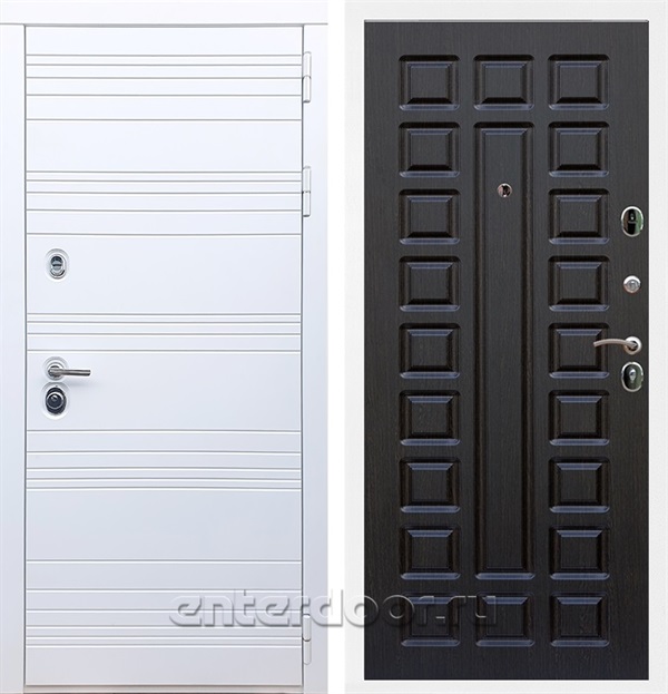 Входная дверь Армада Италия ФЛ-183 (Белый матовый / Венге) - фото 58509