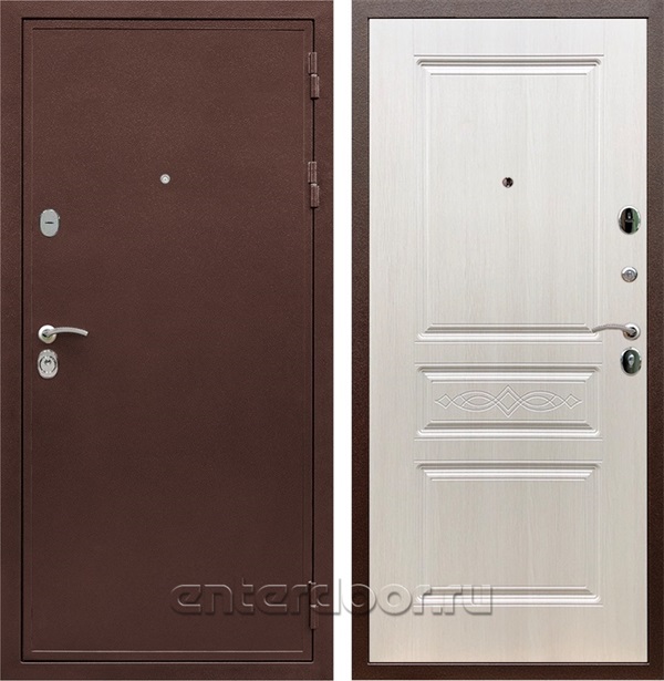 Входная дверь Армада Престиж сталь 3 мм ФЛ-243 (Медный антик / Лиственница беж) - фото 59494