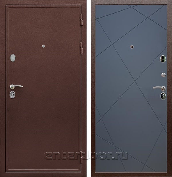 Входная дверь Армада Престиж сталь 3 мм ФЛ-291 (Медный антик / Графит софт) - фото 59573