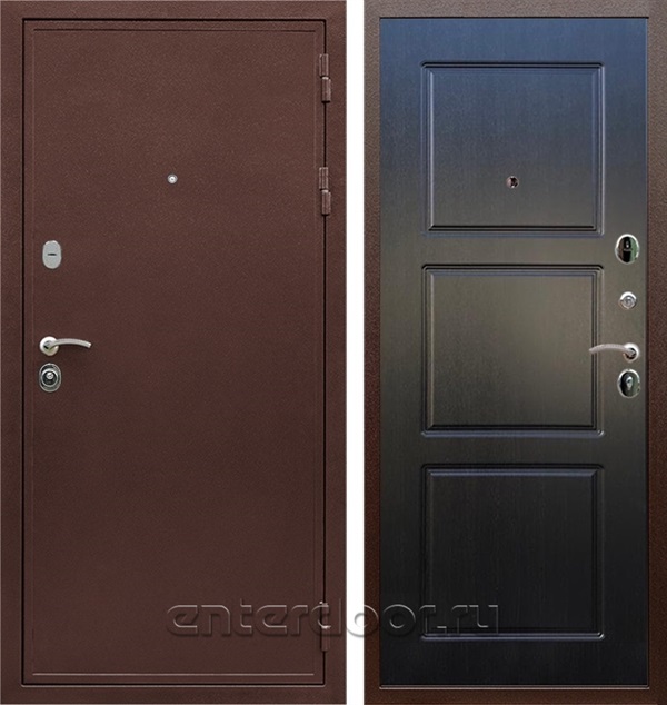 Входная дверь Армада Престиж сталь 3 мм ФЛ-3 (Медный антик / Венге) - фото 59711