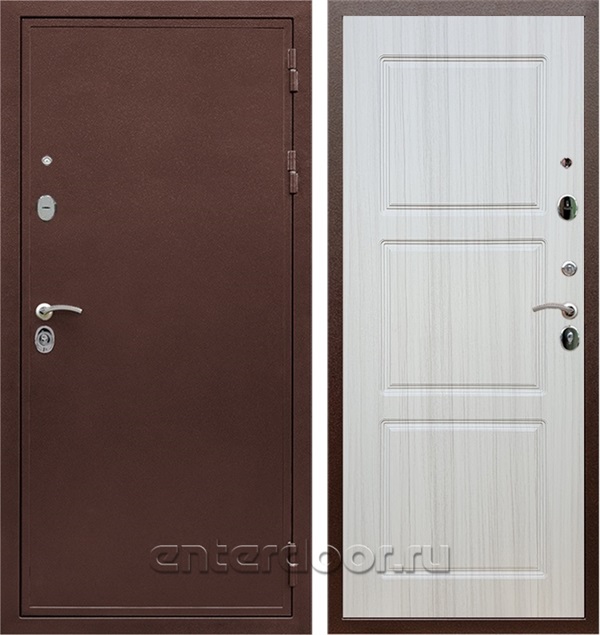 Входная дверь Армада Престиж сталь 3 мм ФЛ-3 (Медный антик / Сандал белый) - фото 59718