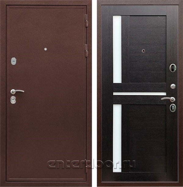 Входная дверь Армада Престиж сталь 3 мм СБ-18 (Медный антик / Венге) - фото 59868