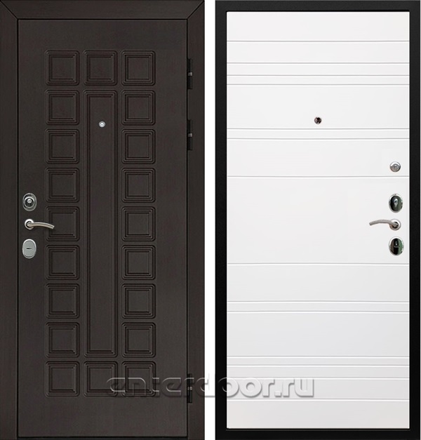 Входная металлическая дверь Армада Сенатор Cisa ФЛ-316 (Венге / Белый ясень)