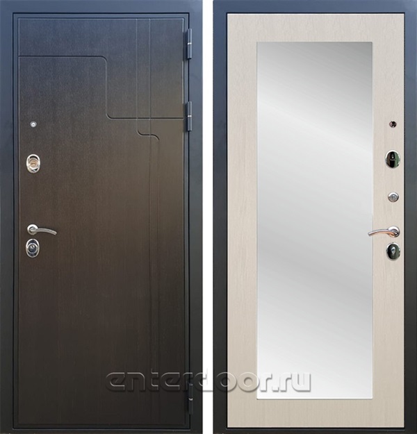 Входная дверь Армада Сидней с зеркалом Пастораль (Венге / Лиственница беж) - фото 64070