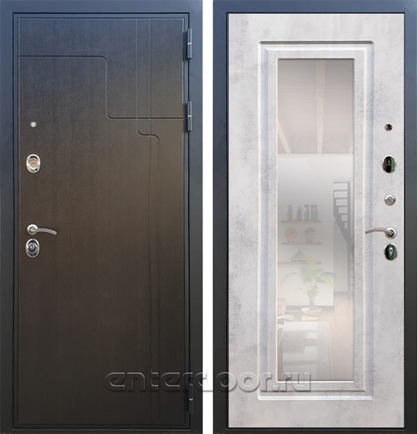 Входная дверь Армада Сидней с зеркалом (Венге / Бетон светлый) - фото 64104