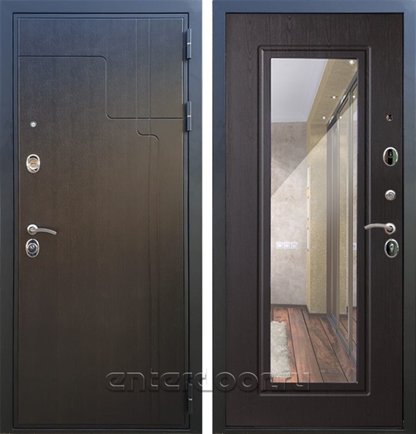Входная дверь Армада Сидней с зеркалом (Венге / Венге) - фото 64134