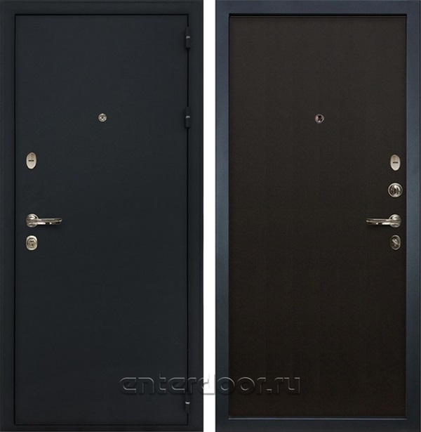 Входная металлическая дверь Лекс 2 Рим №2 (Черный шелк / Венге)